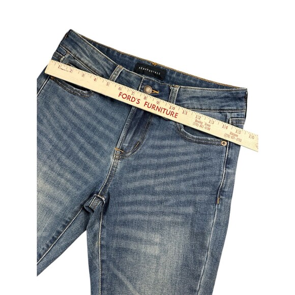 Aeropostale Super Skinny Performance Jean Mid Rise Size 27/28 Stretch Boho - Picture 3 of 9